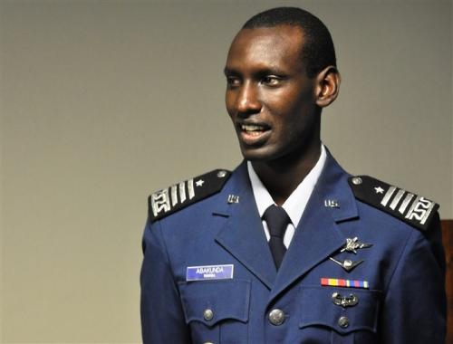 Cadet First Class Joseph Abakunda, a cadet at the U.S. Air Force Academy, is scheduled to graduate in 2014